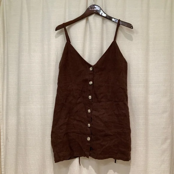 Reformation | Dresses | Reformation Brown Linen Mini Dress | Poshmark Reformation | Dresses | Reformation Brown Linen Mini Dress | Poshmark